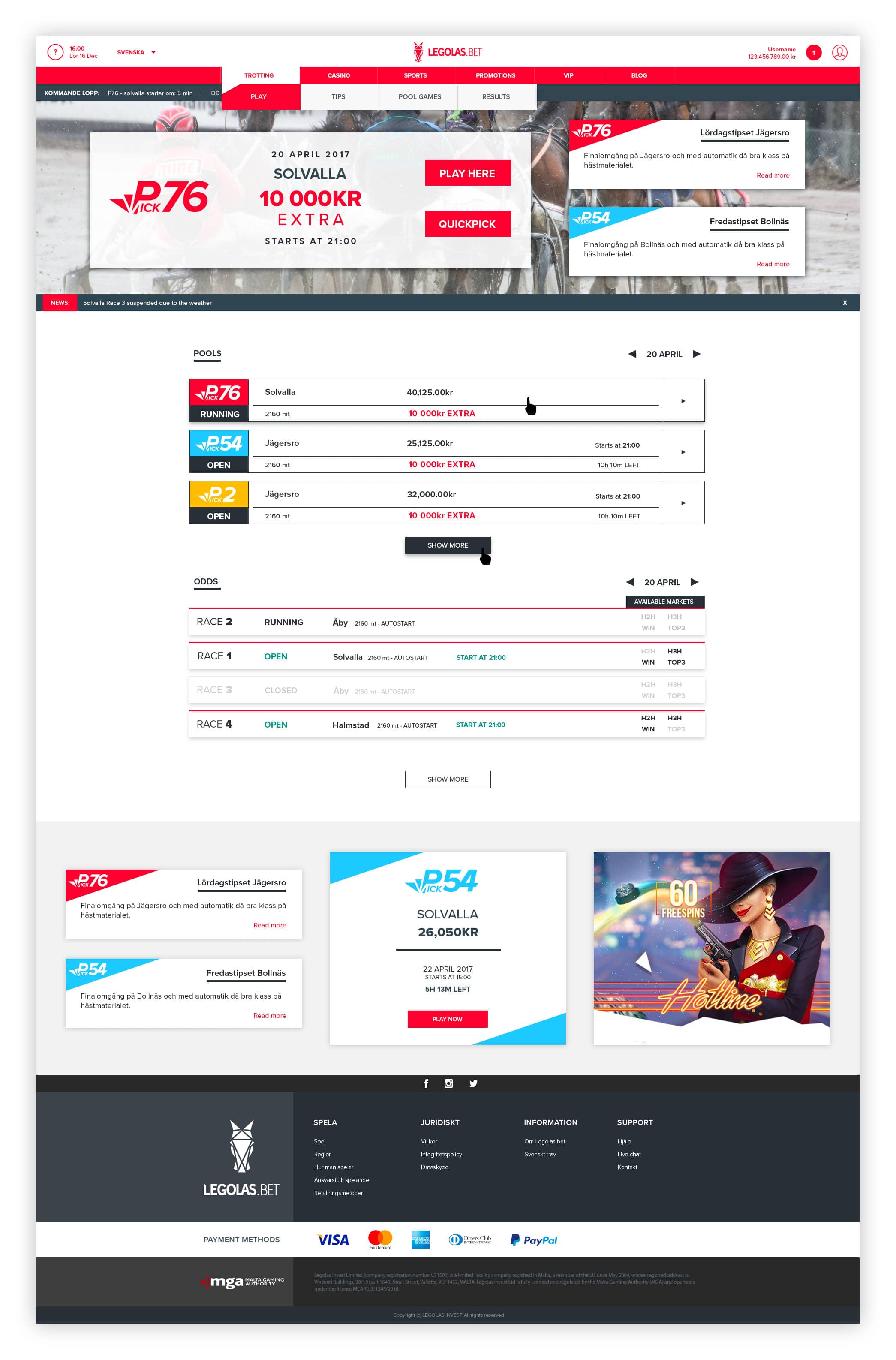 trotting ui desktop version